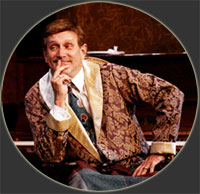 David in 'The Man Who Came to Dinner' at The Surflight Theatre